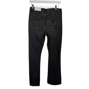 American Eagle 90s Bootcut Jeans Black‎ Distressed Mid Rise NEW Womens 4 Short thumbnail 5