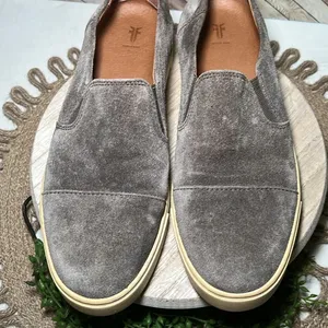 Frye Gemma Cap Suede Loafer 8 Fall Casual Leather Brown Tan Minimalist‎ thumbnail 2