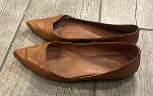 FRYE heather ballet flats in cinnamon thumbnail 1