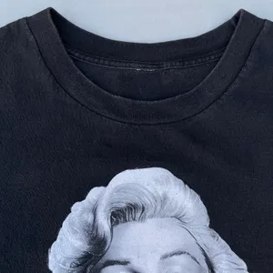 Vintage Marilyn Monroe Black Hustle Graphic T-shirt thumbnail 4