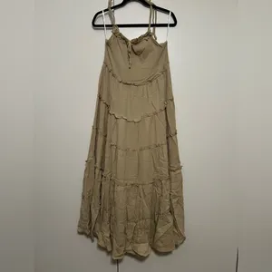 Anthropologie / Charlie Holiday Senorita Maxi Dress | Size 2 Boho coastal‎ thumbnail 5