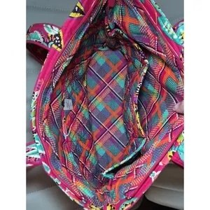 Vera Bradley Floral Quilted Tote Bag - Vibrant Pattern thumbnail 7