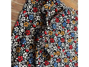 Maeve Anthropologie Floral Peplum Top XL thumbnail 6