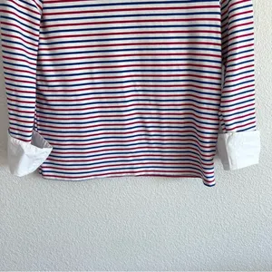 Anthropologie | Deletta‎ Poplin Cuffed Striped Top thumbnail 6