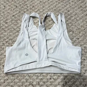 Lululemon White Sports Bra thumbnail 2