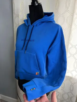 Nike court Pullover Crop Sweatshirt Hoodie thumbnail 1
