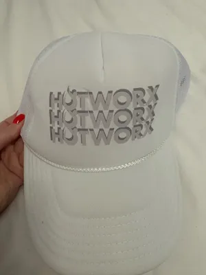 Hotworx Trucker Hat White thumbnail 1