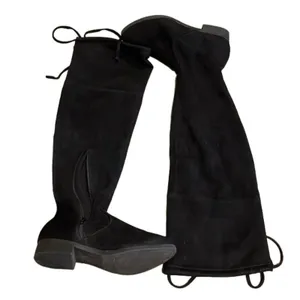 No Boundaries Black faux suede Over the Knee Boots Womens Size 7.5 Wide thumbnail 3