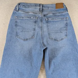 American Eagle Strigid Stovepipe High Rise Straight Leg Jeans Light Wash Women 4 thumbnail 8