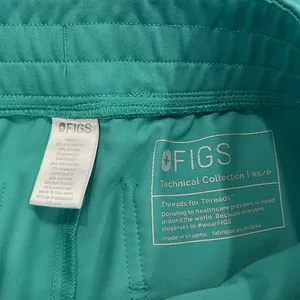 FIGS Zamora Jogger Scrub Pants in Surgical Green Size XS‎ Petite thumbnail 5