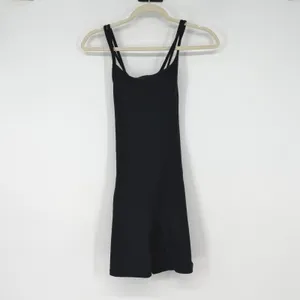 Abercrombie YPB sculptLUX Mini Workout Romper Black Strappy‎ Back Women's Size S thumbnail 2