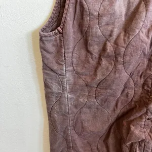 American Eagle Quilted Vest Y2K 2000s Streetwear Layering Outdoors Retro‎ Medium thumbnail 3