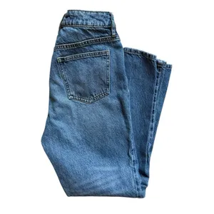 Womens Pacsun Light Rinse High Rise Straight Leg Festival Mom Jeans - Sz 25 thumbnail 3