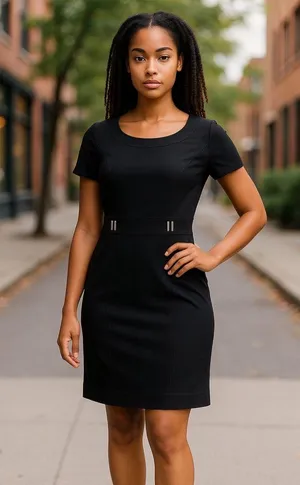 White House Black Market Classic Black Dress thumbnail 1