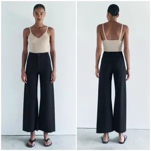 ZARA The Marine Straight Jeans in Black Size 6 thumbnail 14