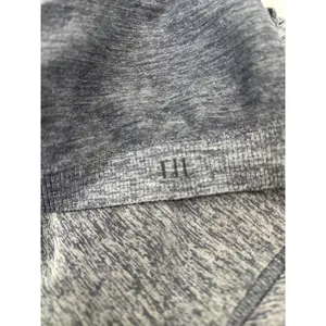 Lululemon Gray Short Sleeve Athletic Top Womens Seamless Workout Tee Size 8 thumbnail 5
