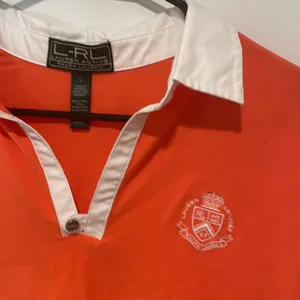 Lauren active Ralph Lauren vintage Orange polo size large thumbnail 4