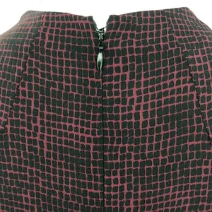 Topshop sleeveless maroon black size 6 tunic thumbnail 5