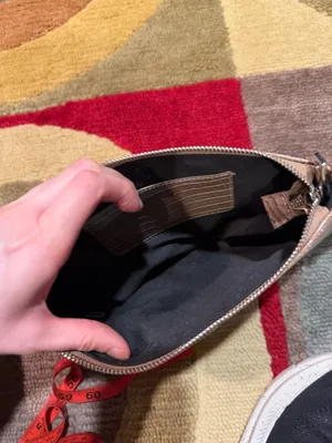 Urban Outfitters Rosie Chain Baguette Purse Taupe Shoulder Purse Bag Y2K Style thumbnail 3