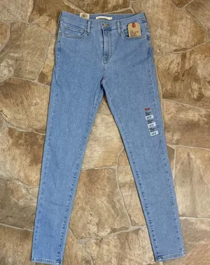 Levis 720 High Rise Super Skinny Jeans Light Wash Womens Size 6 M thumbnail 1