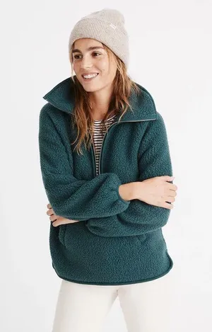 Madewell Polartec® Fleece Half-Zip Jacket thumbnail 1