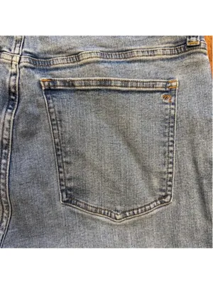 Women's Madewell Skinny Flare Jeans Size 32 Blue Denim Light Wash thumbnail 5