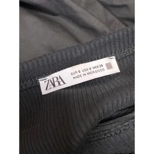 Zara Black Sleeveless Ribbed Knit Tank Fit & Flare A Line Midi Dress Size S thumbnail 5