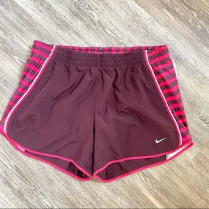Nike pink brown stripe dri fit shorts thumbnail 8