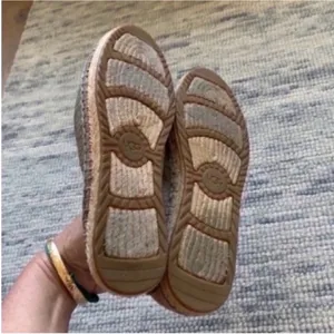 UGG Tan Slip-On Loafers with Suede Texture thumbnail 10