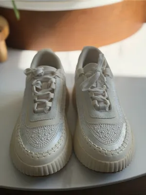 Mi.iM California White Pearl Platform Sneakers Women’s Size 9 New Without Box thumbnail 2