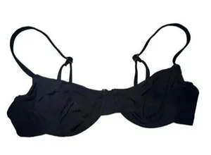 NWT Andie The Bermuda Bikini Swimsuit Underwired Top Full Bust Support S Black thumbnail 2