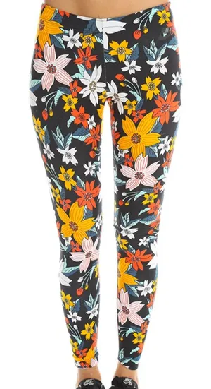 Urban Outfitters x Nike Leg-A-See Hawaiian Floral Print Legging Sz M thumbnail 1