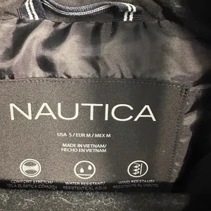 B122 Nautica black quilted vest with zipper pockets Size S thumbnail 2