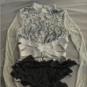 iHeartRaves Silver Rainbow Holographic Sequin Top thumbnail 2