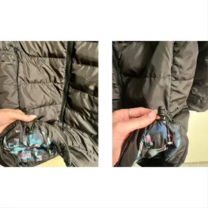 The North Face Women’s Black Hooded Long Puffer Coat thumbnail 8
