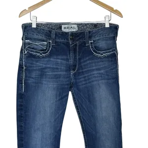Ariat Real Women's Mid Rise Boot Cut Jeans Pre-Owned Size 32R thumbnail 3