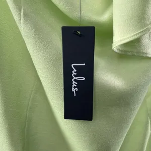 NWT Lulus Soiree Season Satin Halter Mini Dress In Light‎ Green Size Extra Large thumbnail 7