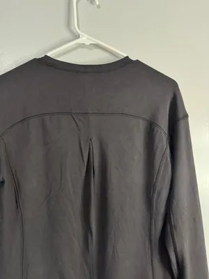 Lululemon Athletica Black Long Sleeve Crewneck Sweatshirt Size 4 thumbnail 3