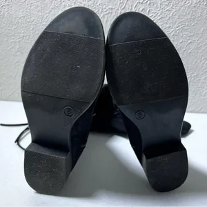 A New Day Black Faux Suede Over-the-Knee Boots thumbnail 9