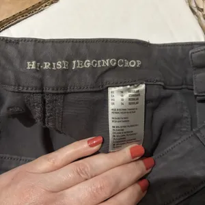 American Eagle AE High Rise Jegging Next Level Stretch Dark Gray Size 10 Utility thumbnail 8