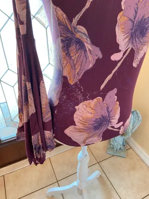 Free People Birds of Paradise Wine /purple Color Top size SP thumbnail 9