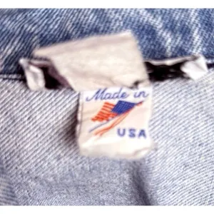 Vintage 80s YES Clothing Co Studded Denim Jacket S USA Rhinestone Western thumbnail 10