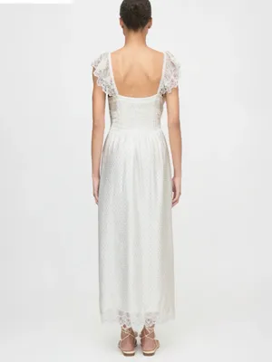 NWT Hill House White Beckham Dress Size Large thumbnail 2