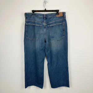 Madewell Petite Low Slung Baggy Crop Jean Croswell Wash Blue Relaxed US 30 P NWT thumbnail 13