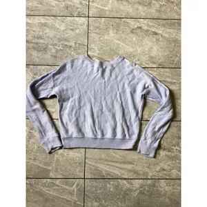 Vince Women Lavender Purple 100% Cotton Waffle Knit Crew Neck Sweater Small thumbnail 7