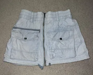 ASOS Bershka Light Blue Cargo Skirt thumbnail 1