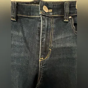 White House Black Market Women's Dark Blue Capri Jeans SZ 8 thumbnail 5