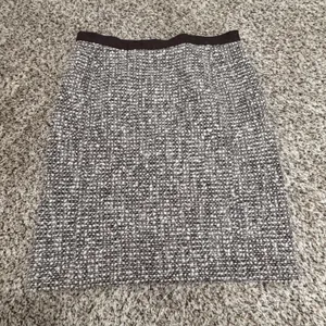 Talbots Brown Tweed Wool Blend Pencil Skirt Size 6 Business Professional Boucle thumbnail 1