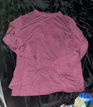 Athletic Works Moisture Wicking Burgundy Layering Tunic thumbnail 1