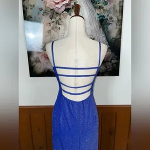 Beautiful Vintage 90s JUMP Sparkling Prom Gown! thumbnail 6